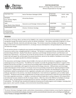 Ministry of Energy, Mines and Natural Gas and