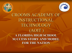 crooms academy of instructional technology