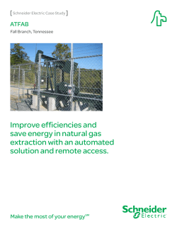 Improve efficiencies and save energy in natural gas extraction with