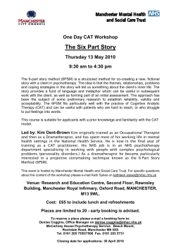 Six Part Story Booking form Six party story booking form flyer