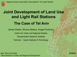 Joint development of land use and light rail stations