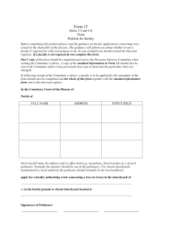 Form 15 - Diocese of Guildford