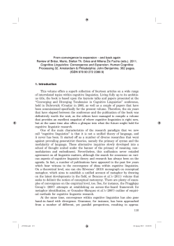 115 From convergence to expansion &ndash; and back