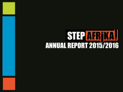 Step Afrika!`s Magical, Musical Holiday Step Show