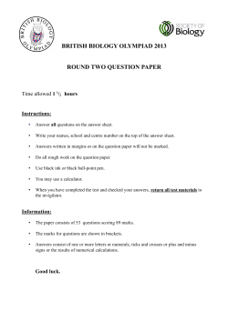 Questions(Round 2) - Study of Life