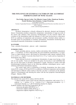 THE INFLUENCE OF EXTERNAL FACTORS ON THE ALCOHOLIC
