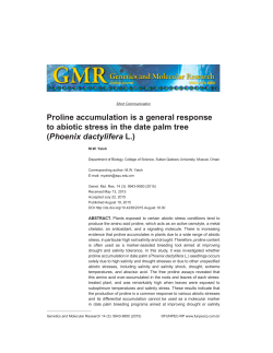 Proline accumulation is a general response to abiotic stress in the