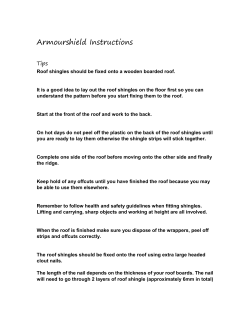 Armourshield Instructions