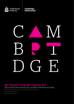 BA (Hons) Computer Games Art