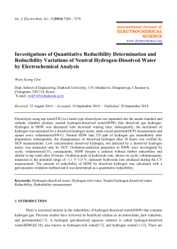 Investigations of Quantitative Reducibility Determination and