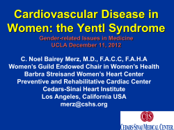 Secondary Prevention Women Living with Heart Disease