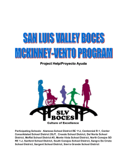 McKinney-Vento Homeless Education Liaison, ABC School District