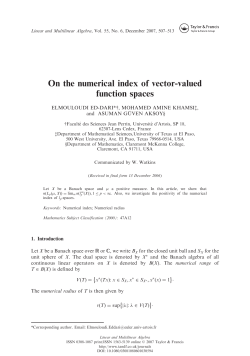 On the numerical index of vector-valued function spaces