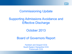 Presentation - Portsmouth Hospitals NHS Trust