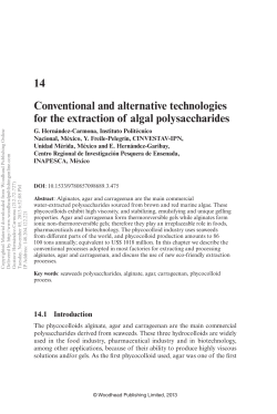 Conventional and alternative technologies for the extraction of algal