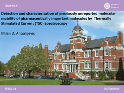 Detection and characterisation of previously unreported molecular
