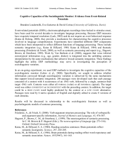 Cognitive Capacities of the Sociolinguistic Monitor: Evidence from