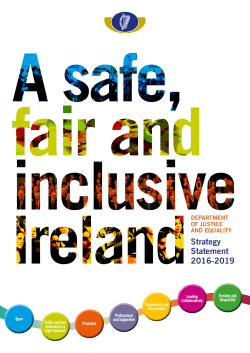 Department of Justice and Equality Strategy Statement 2016-2019