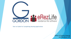 eRezLife - Gordon State College
