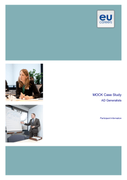 MOCK Case Study