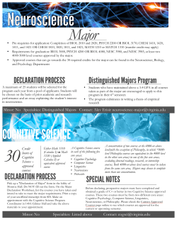 Cognitive Science and Neuroscience