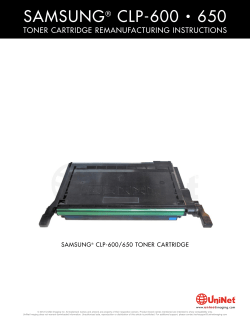 samsung&reg; clp-600 &bull; 650