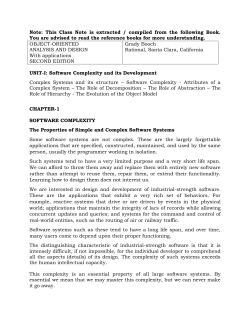 the structure of complex systems