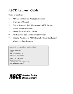 ASCE Authors` Guide - University of Missouri Engineering