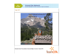 Around the Network May 2017 Newsletter