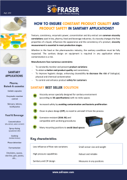 how to ensure constant product quality and product safety in sanitary