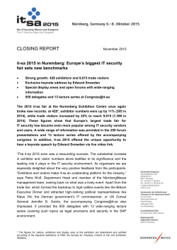 presseinformation - it-sa