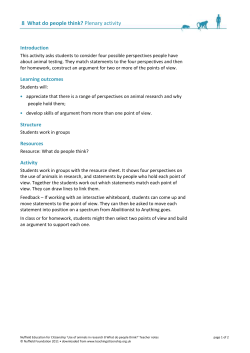 Lesson notes and worksheet