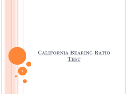 California Bearing Ratio Test