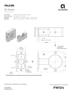 Template: Falcon W-Series Functions W101 W711 Round Corner 1