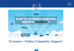 Erasmus+ Online Linguistic Support