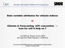 NetCDF variable attributes for climate indices CF - IS-ENES