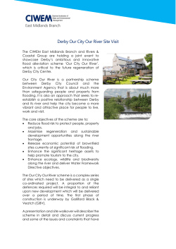 Derby Our City Our River Site Visit