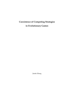 Coexistence of Competing Strategies in Evolutionary Games