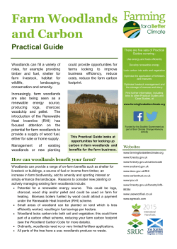 Farm Woodlands and Carbon