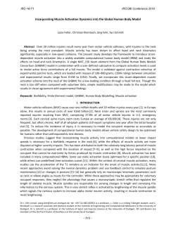 Incorporating Muscle Activation Dynamics into the Global Human