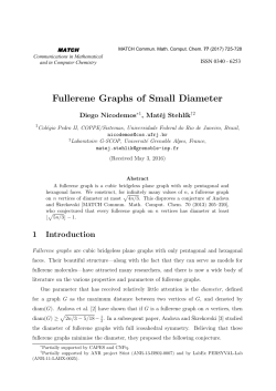 Fullerene Graphs of Small Diameter