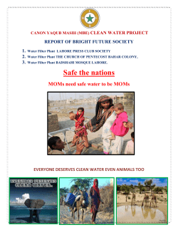 Clean Water Filter Project Report