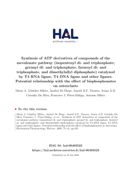 Synthesis of ATP derivatives of compounds of the mevalonate