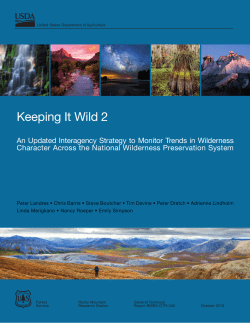 Keeping it wild 2: An updated interagency strategy to monitor trends