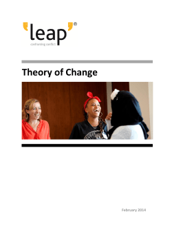 Theory of Change - Leap Confronting Conflict