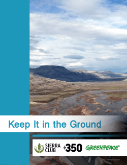 Keep It in the Ground