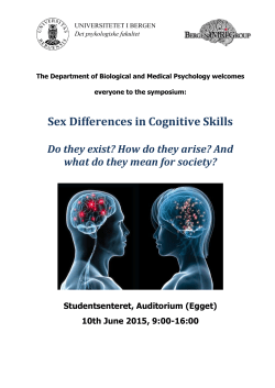Sex Differences in Cognitive Abilities: New Data, New Theories