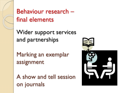 7_Final show and tell and assignment prep session