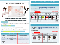 Eco Soul Nail Collection UV Gel