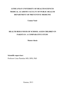 1. the aim and objectives